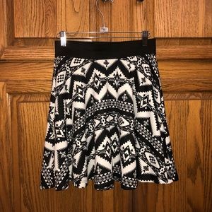 Darling Tribal Print Circle Skirt